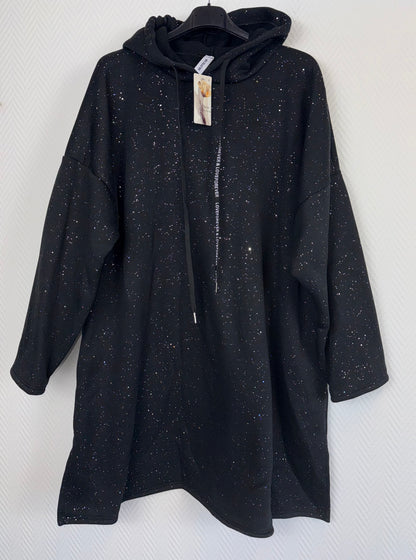Set glitter zwart 46/48/50