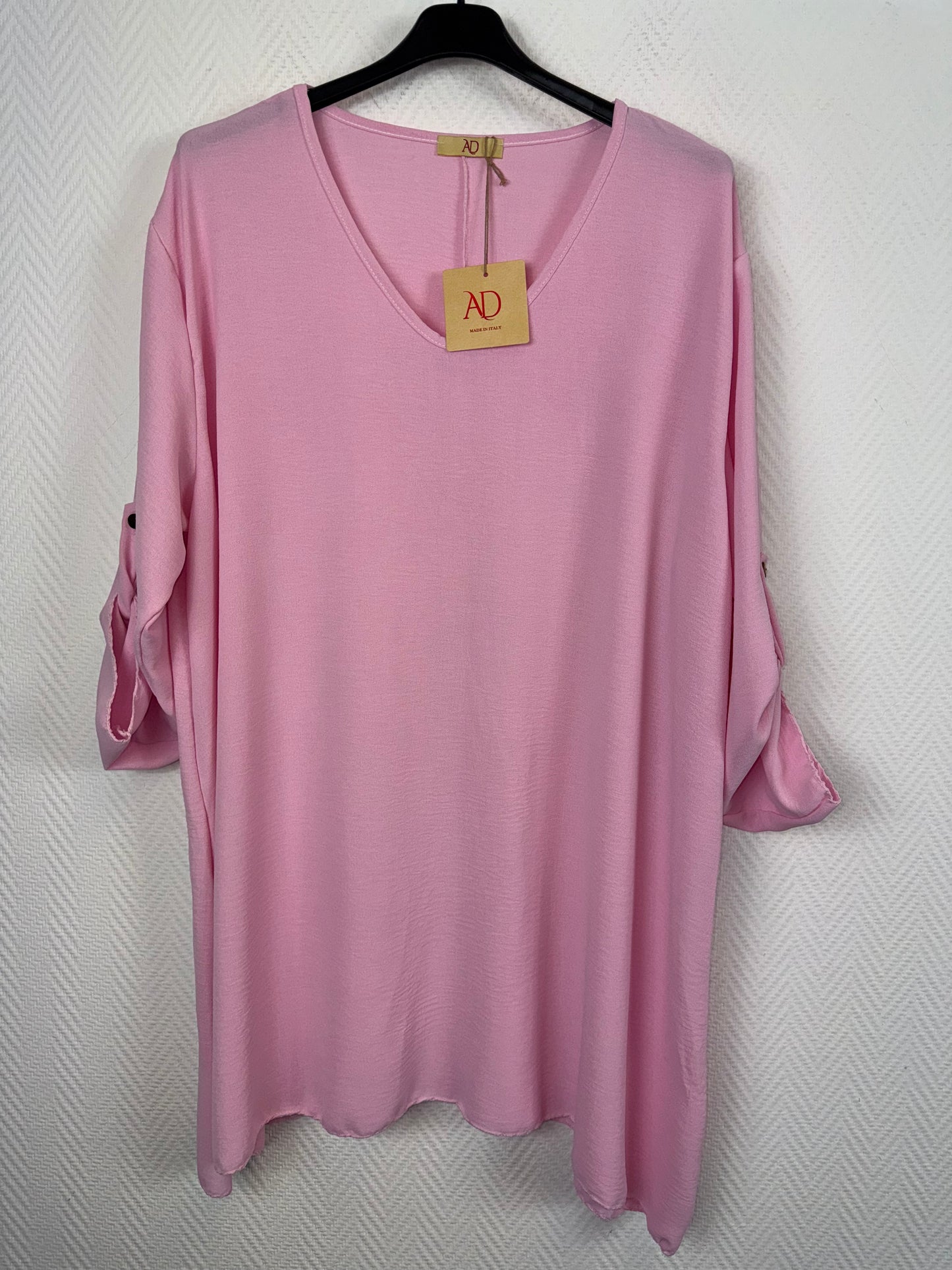 Basis A lijn tuniek met ophaalmouwen