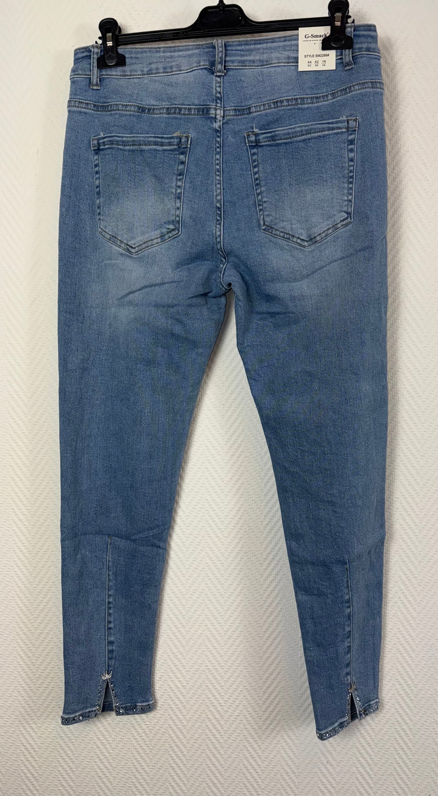 G Smack spijkerbroek strass kroon 44-46-48-50-52-54