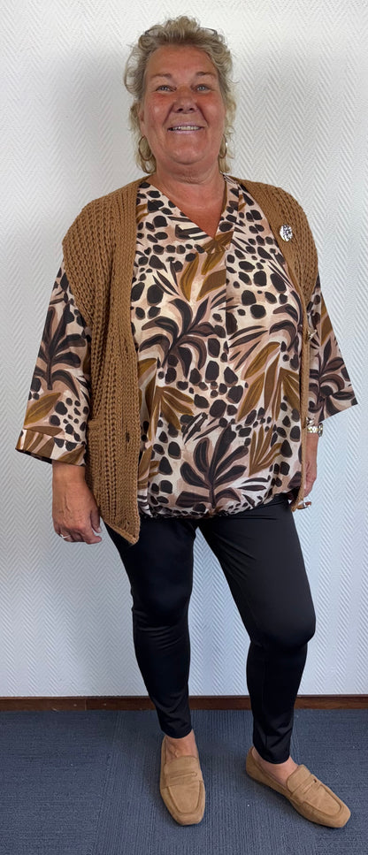 Gebreid gilet Desiree 44/46/48