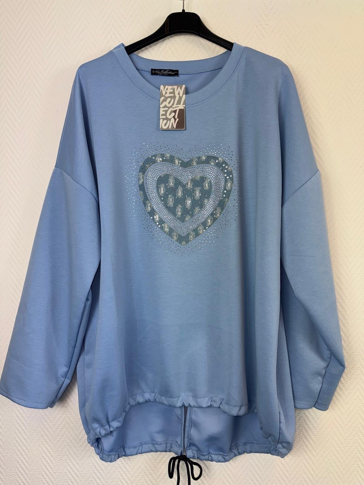 Hartjes ballon trui 44/46/48/50