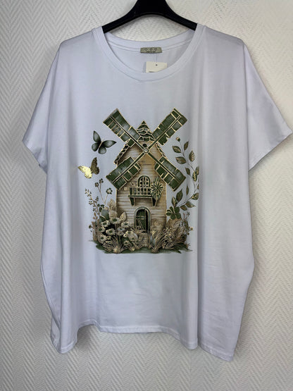 Katoenen shirt Molen 44/46/48/50