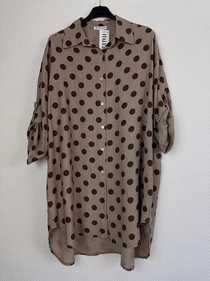 Lange blouse Polkadot 48/50/52