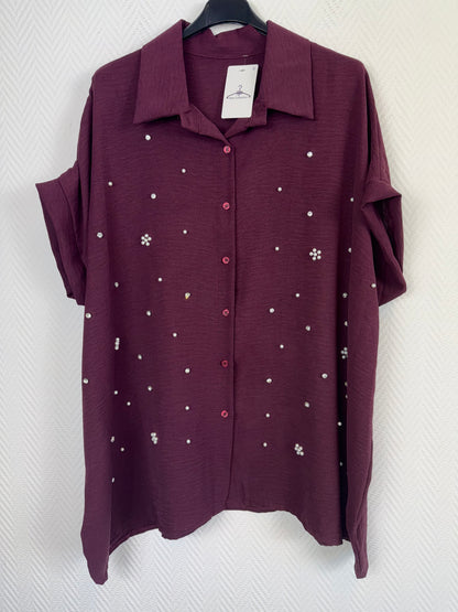 Parel blouse 48/50/52
