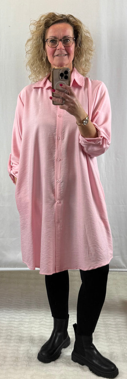 Lange blouse/tuniek/jurk 42/44/46/48