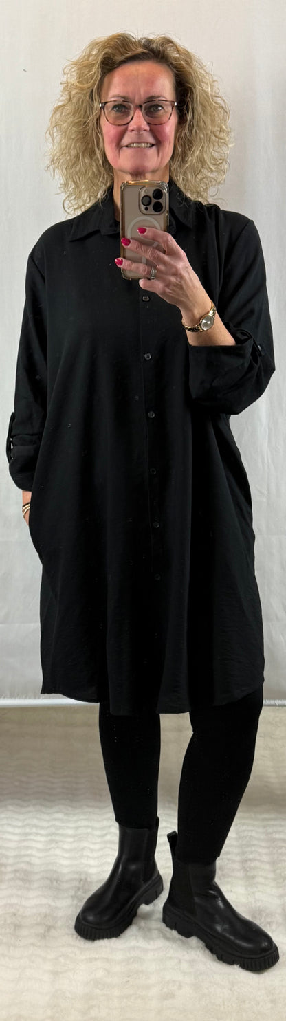 Lange blouse/tuniek/jurk 42/44/46/48