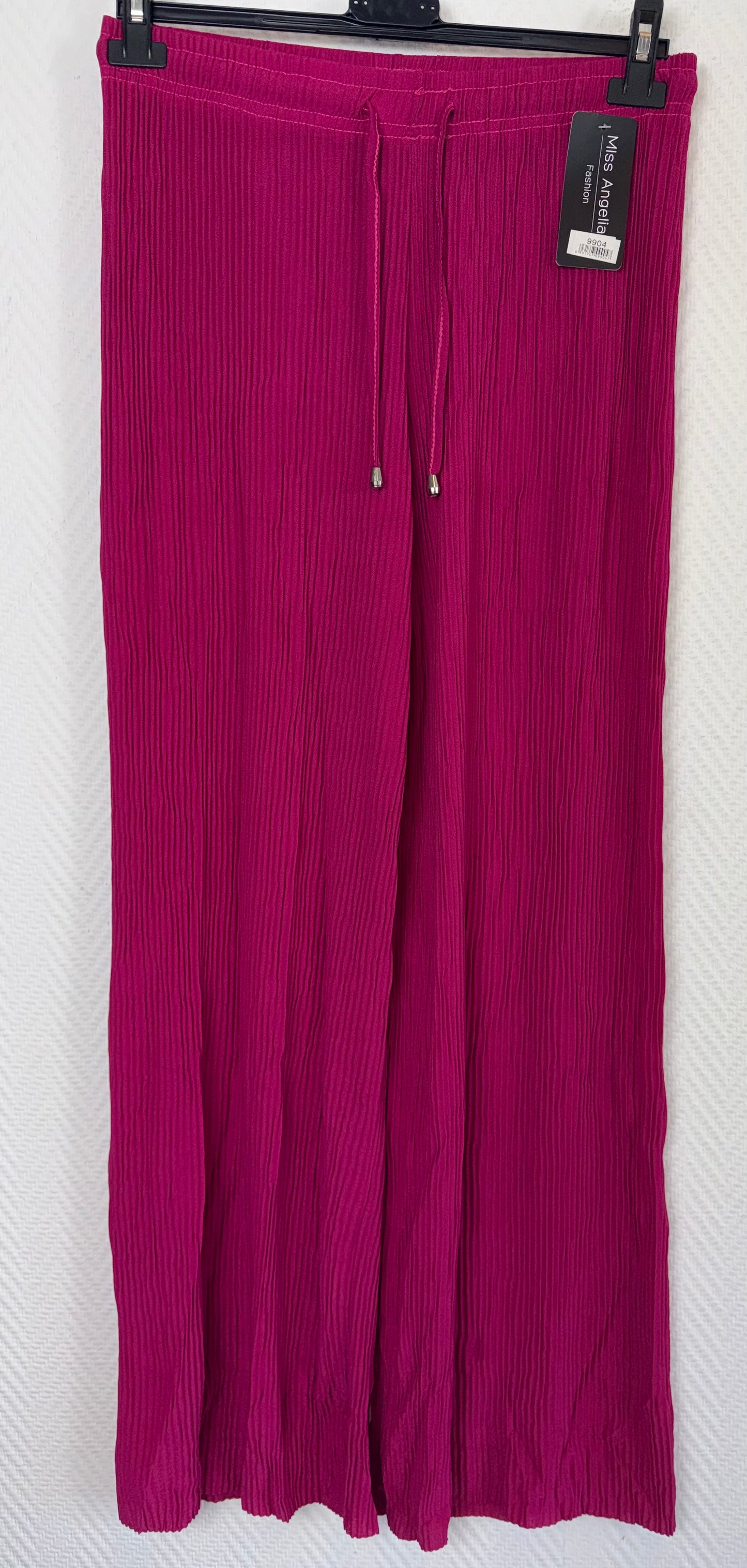 Plissé broek van Miss Angelia 40/42/44/46/48/50