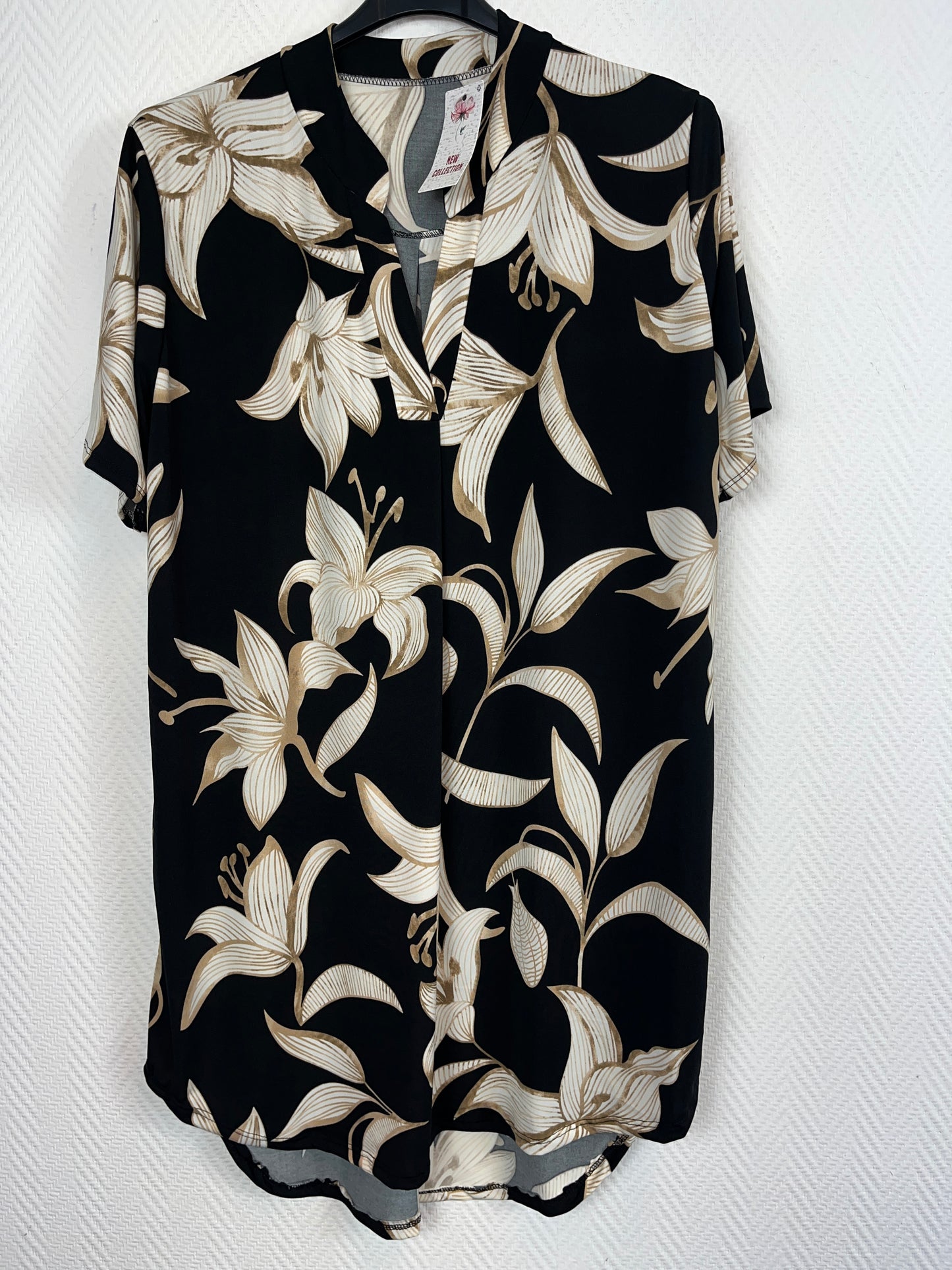 Lang tuniek travelstof Florance 42/44/46/48