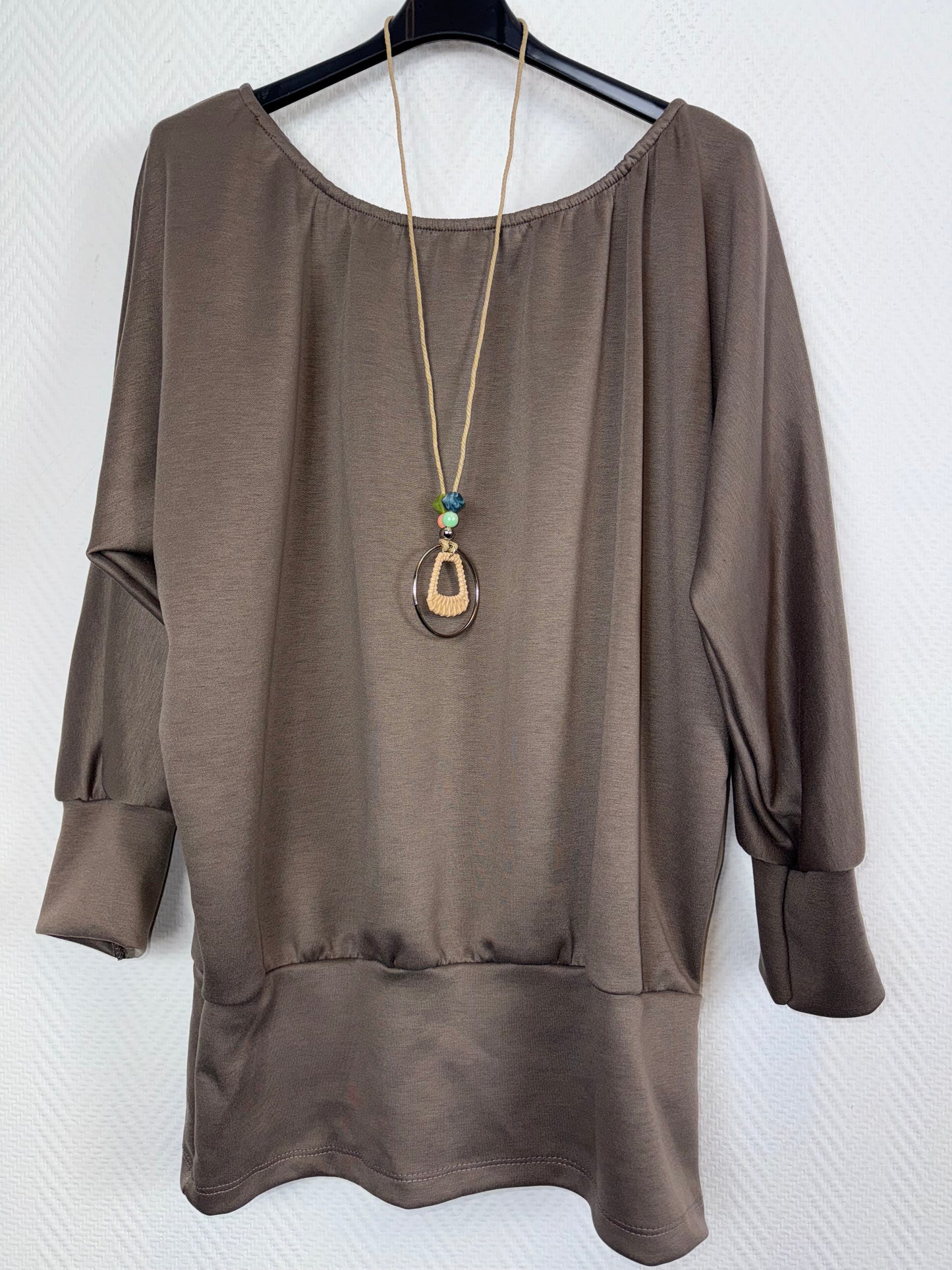 Ballontop met gratis ketting 42/44/46/48