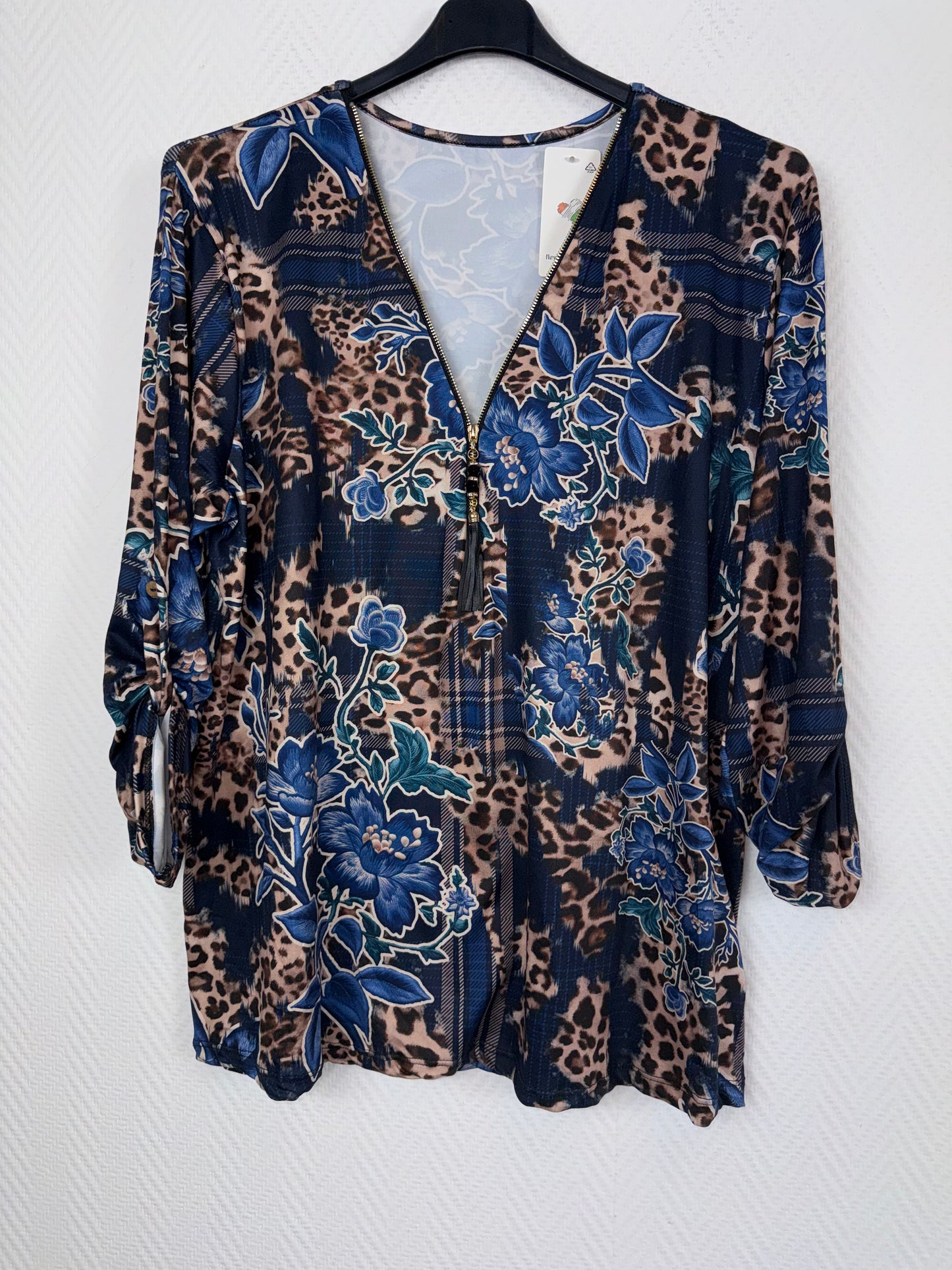Travelshirt met kwastjes 42/44/46