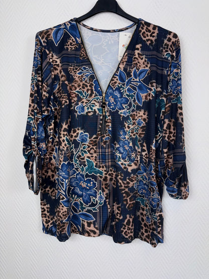 Travelshirt met kwastjes 42/44/46