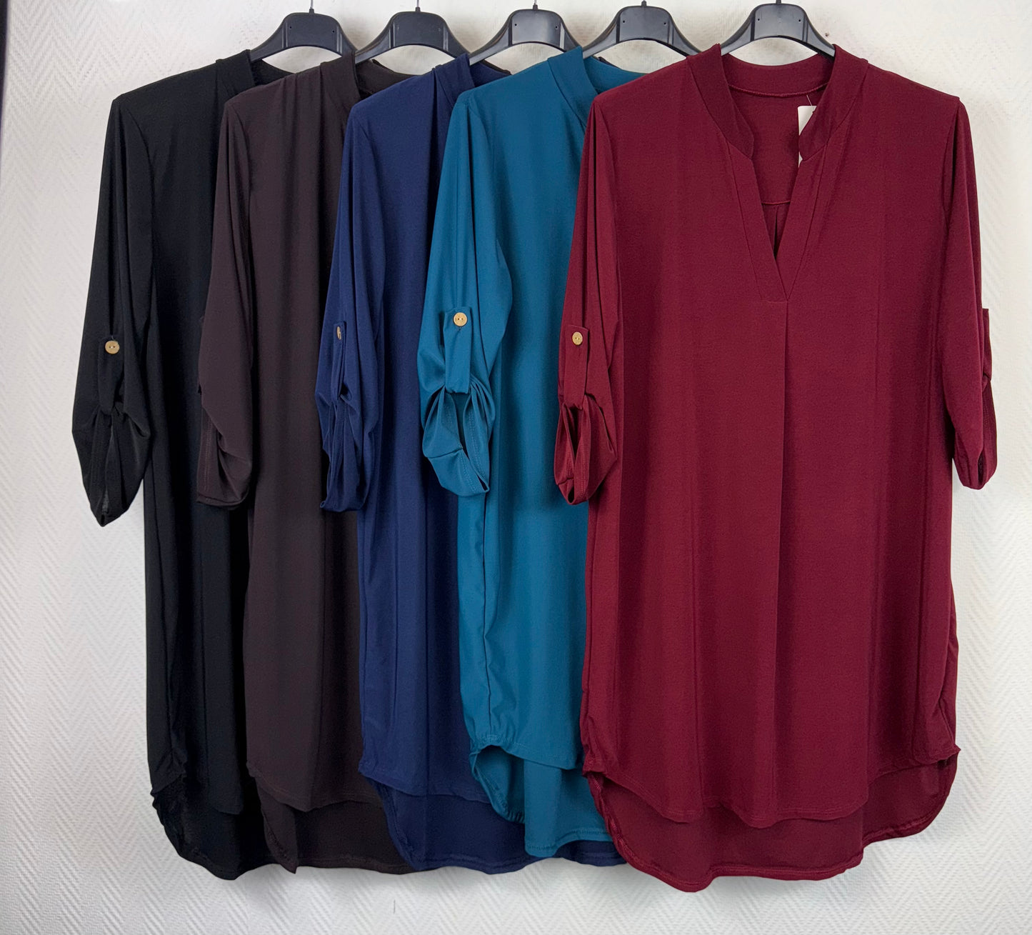 Lang basis tuniek travel 44/46/48/50