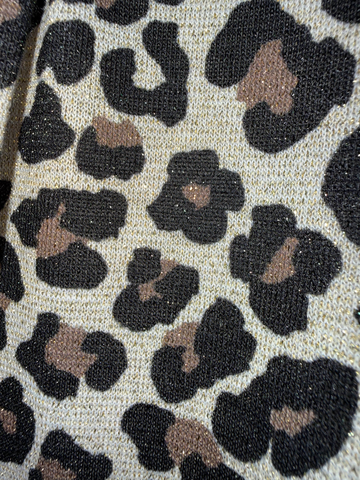 Lurex animal shirtje 42/44/46