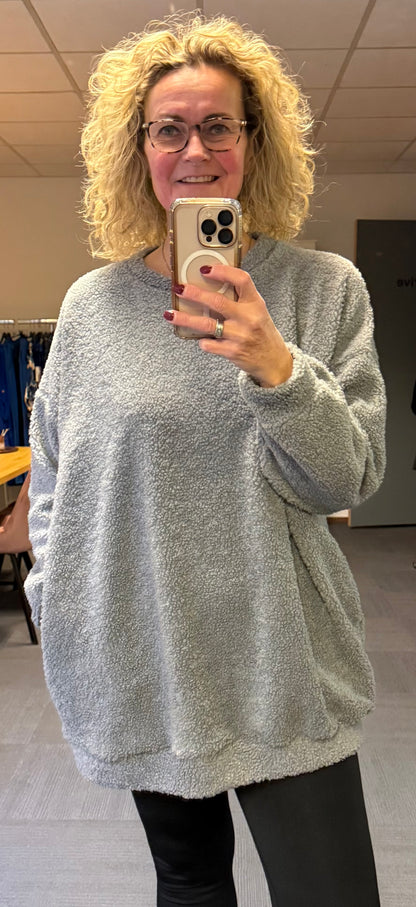 Fleece trui 44/46/48/50