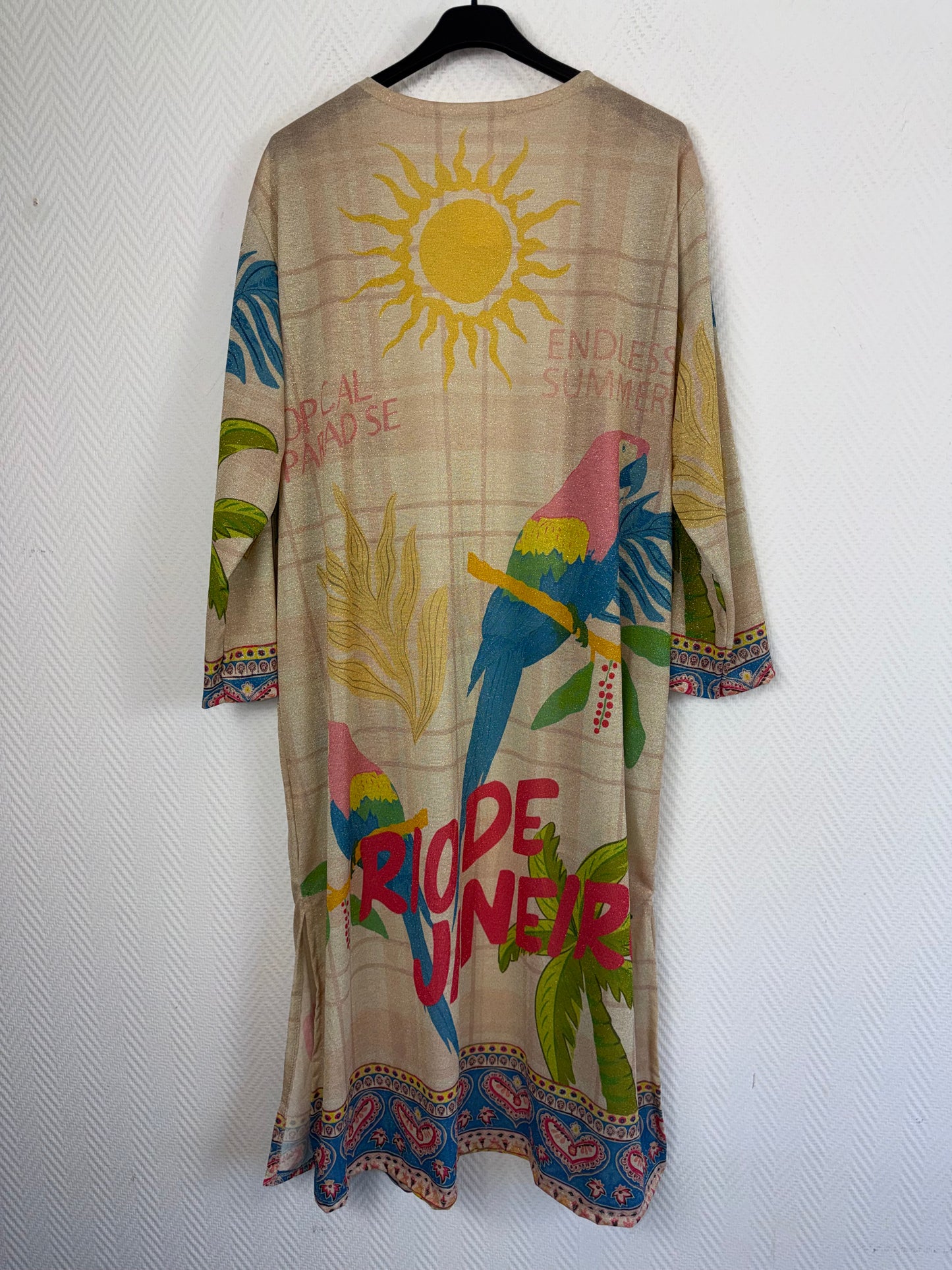 Lurex vesten print 40/42/46/48/50
