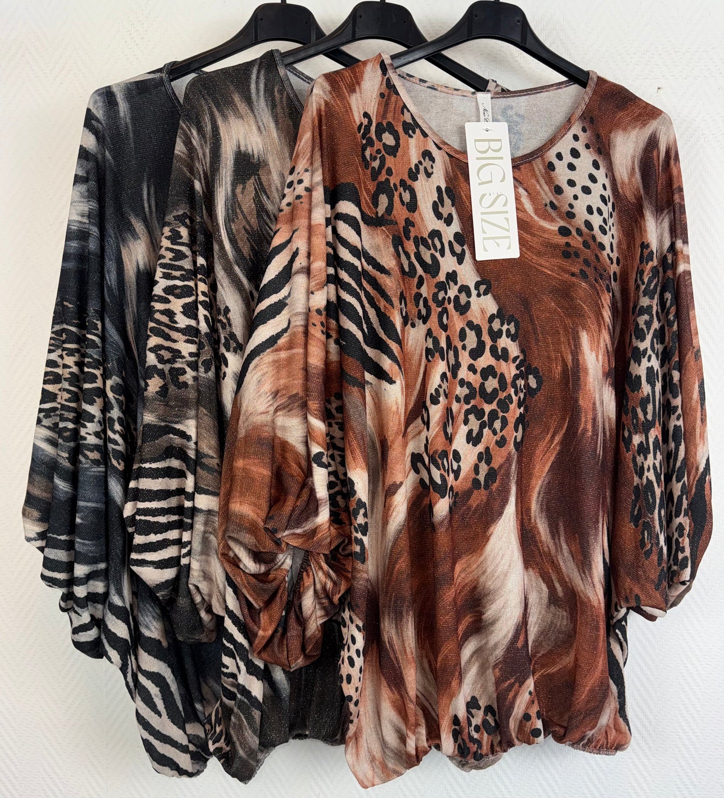Lurex shirt animal 44/46/48/50/52