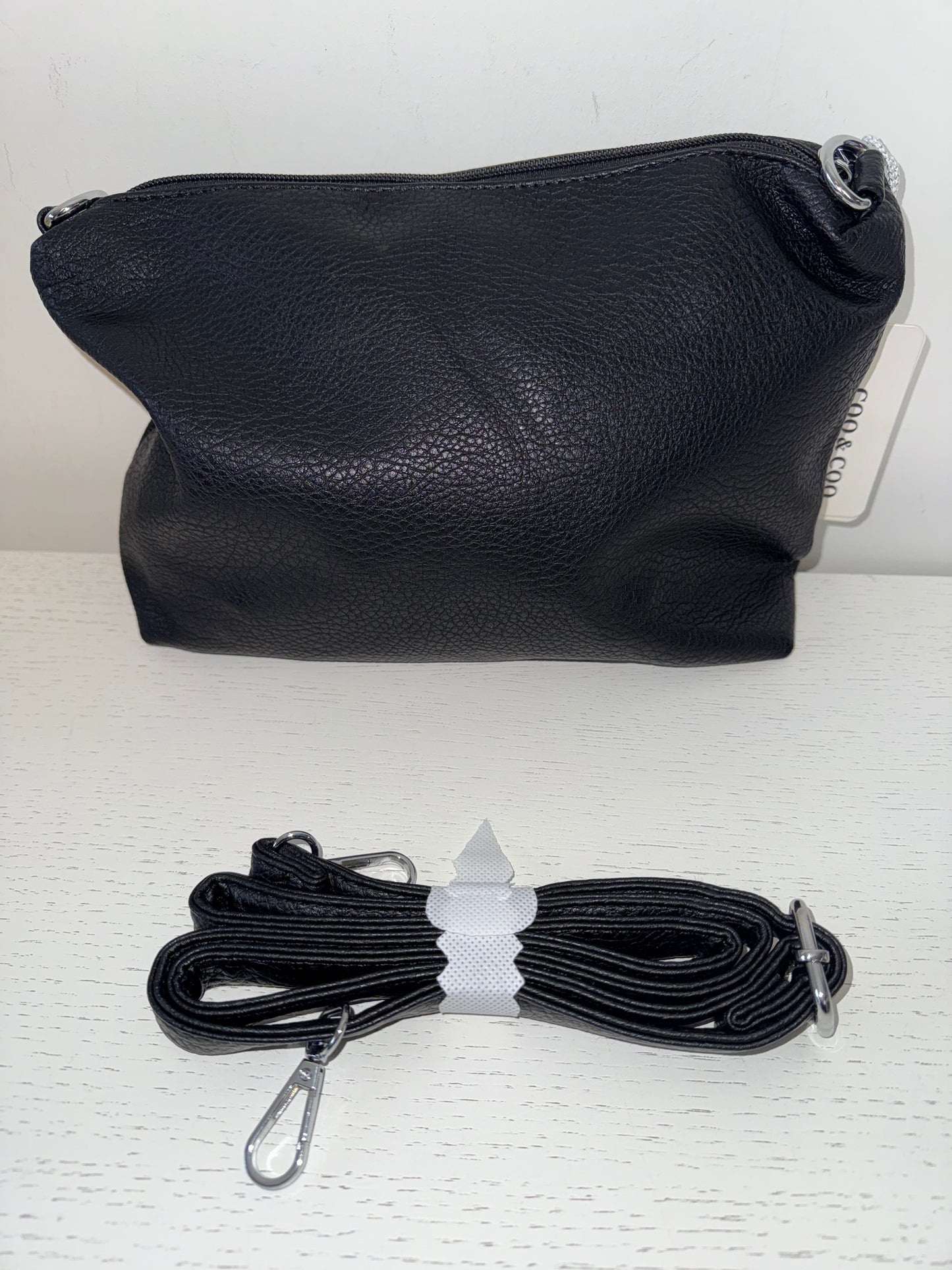 Grote zwarte bag in bag tas