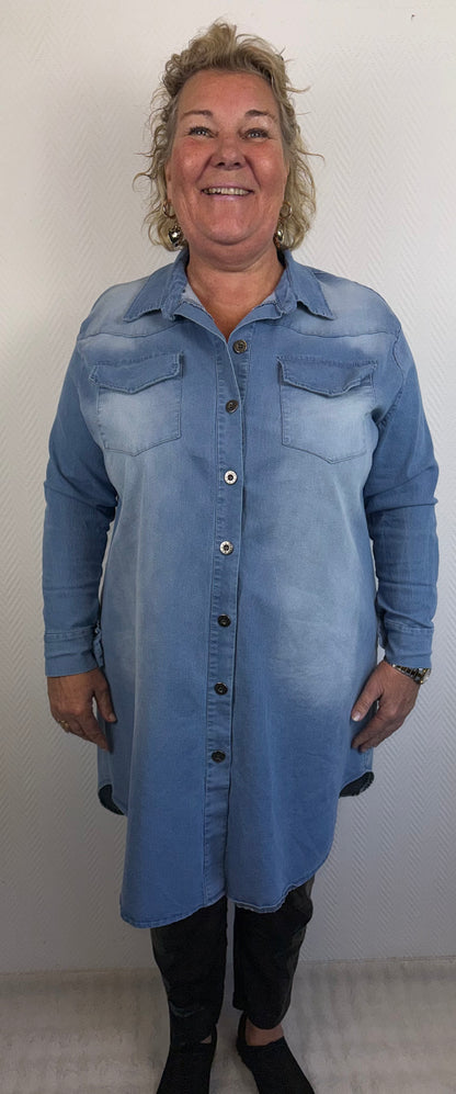 Lange jeans blouse 46/48/50