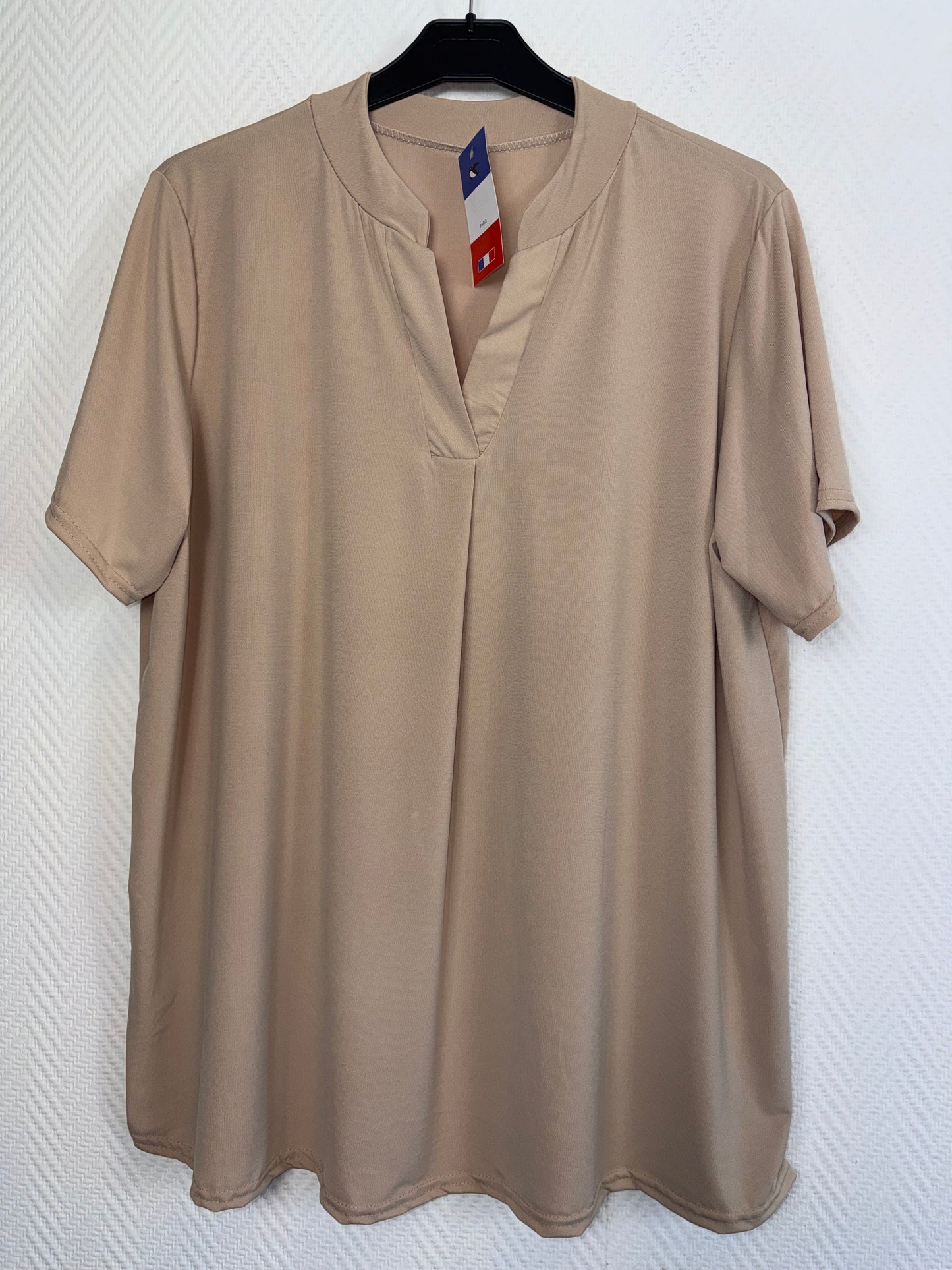 Travelshirt V hals 44/46/48/50
