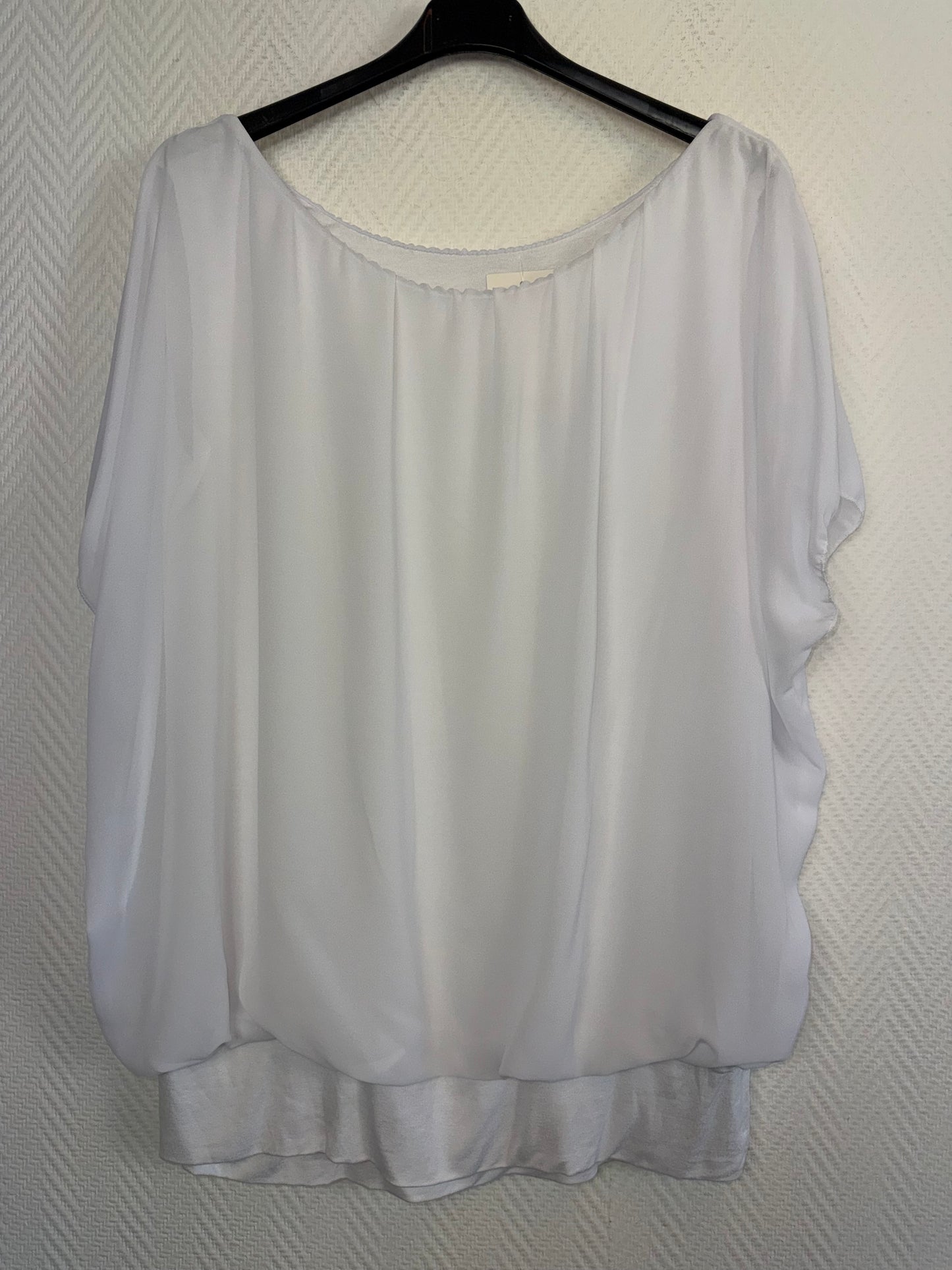 Ballontop met vaste stretch viscose ondertop 40/42/44/46