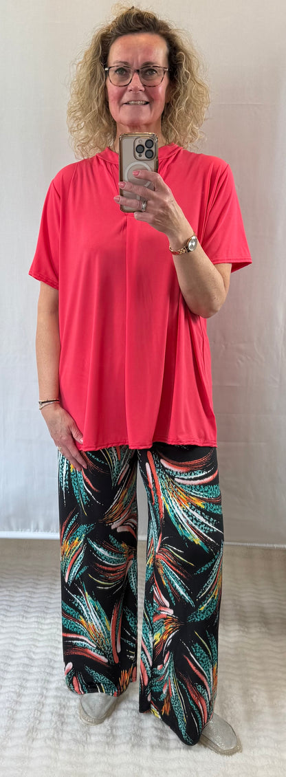 Travelshirt V hals 44/46/48/50