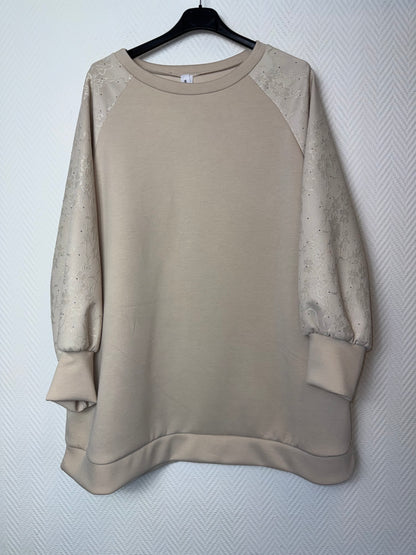 2 delig comfy pak met kant en strass steentjes 50/52