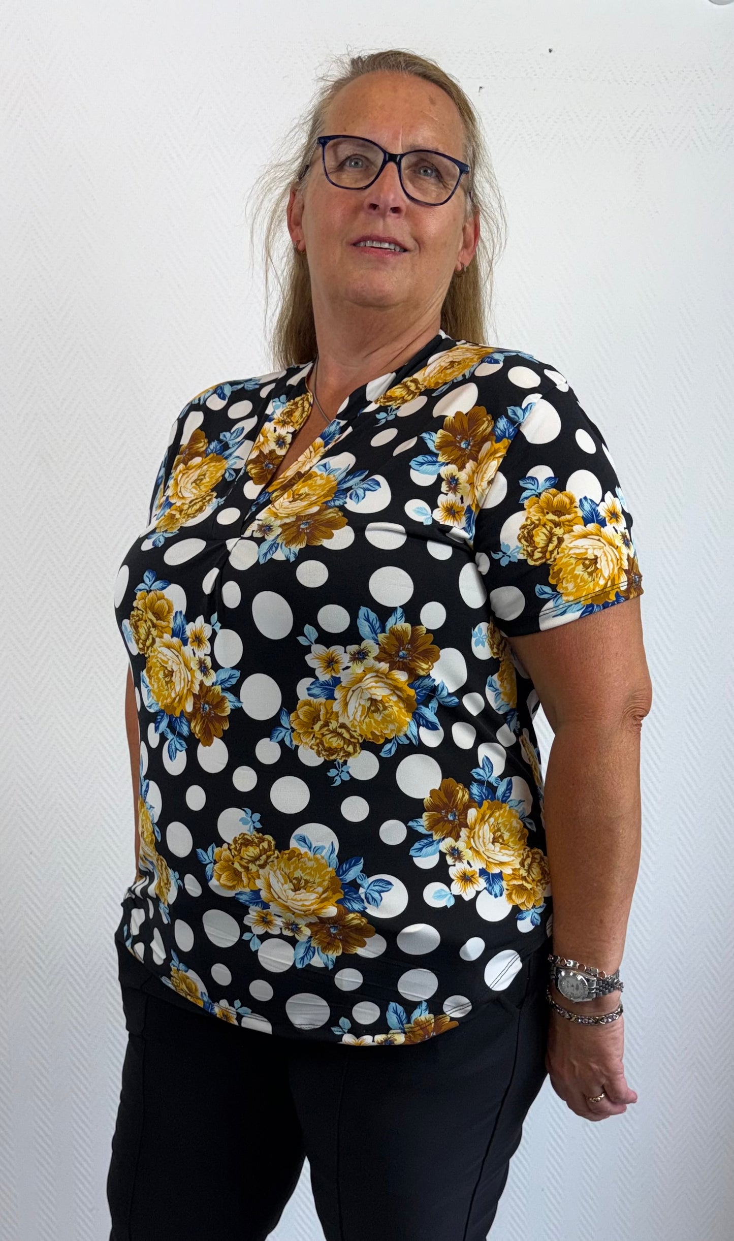 Travelshirt Fleur 42/44/46/48/50
