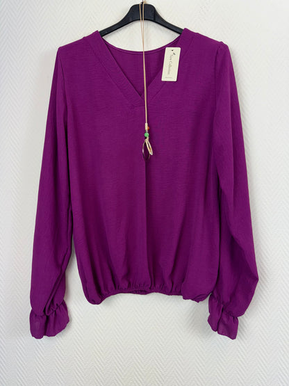 Ballontop met gratis ketting 40/42/44/46