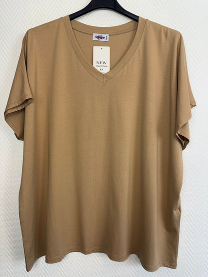 Basis t-shirts stretch katoen 44/46/48/50