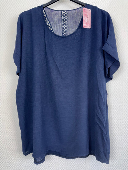 Shirt met opengewerkte rug 42/44/46