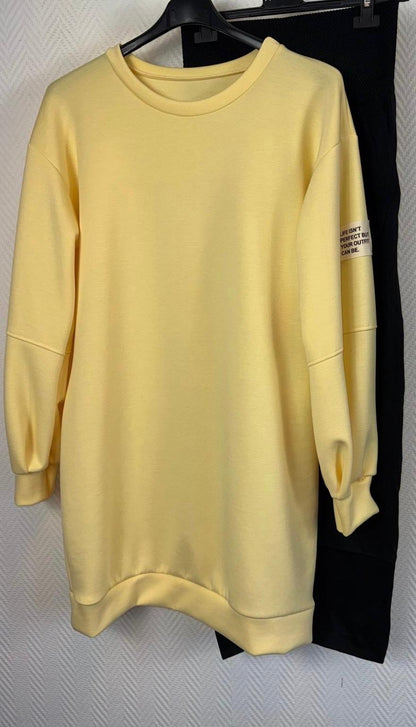 Label sweatdress met legging maat 40/42/44/46