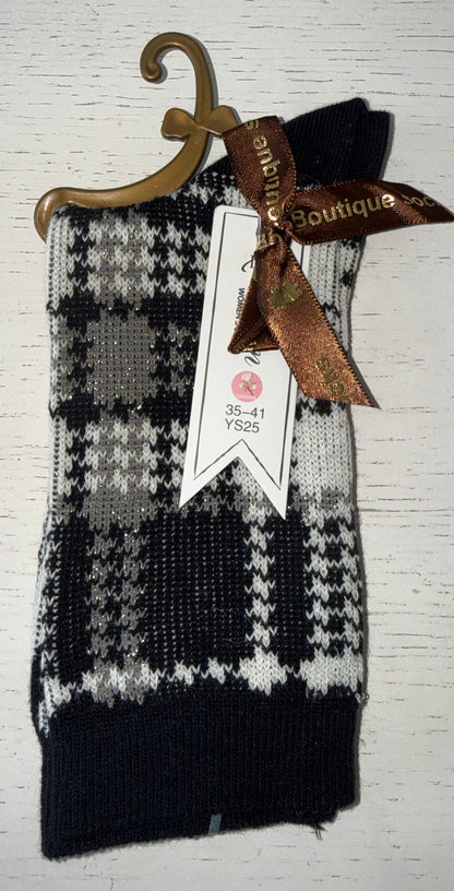 Luxe sokken grijs bruin of zwart 36/36/37/38/39/40/41