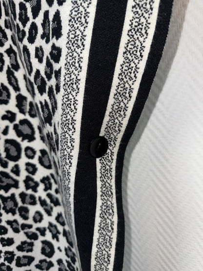 Luipaard poncho 44/46/48/50/52/54
