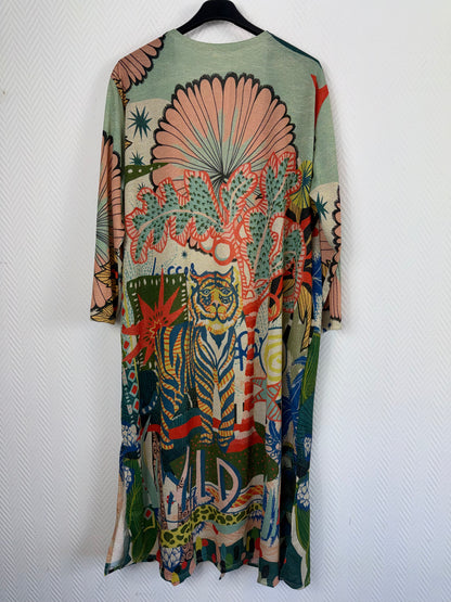 Lurex vesten print 40/42/46/48/50
