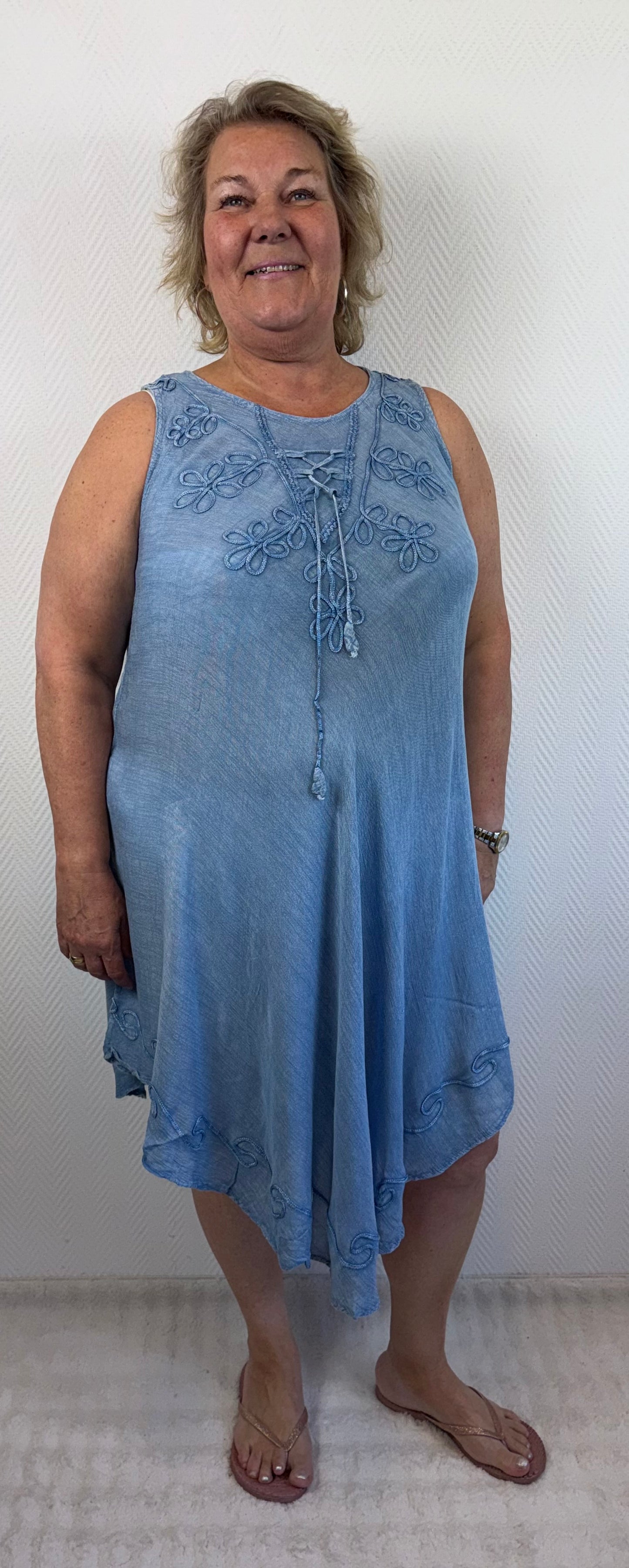 Jeans strand jurkjes 46/48/50