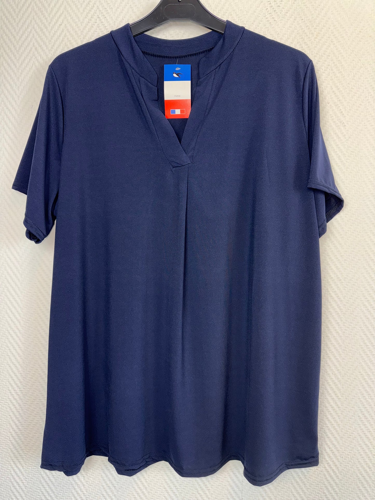 Travelshirt V hals 44/46/48/50