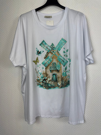 Katoenen shirt Molen 44/46/48/50