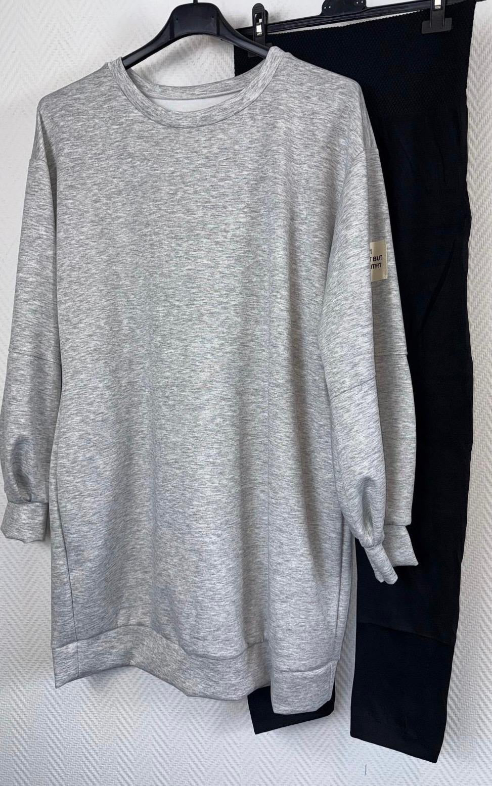 Label sweatdress met legging maat 40/42/44/46