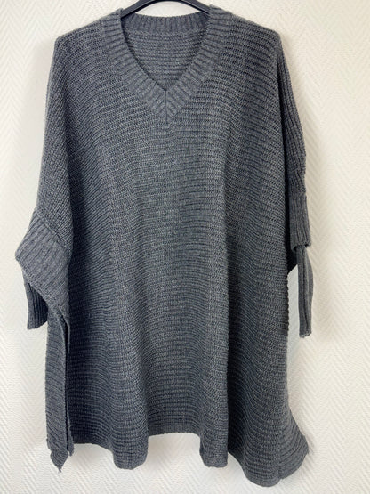 Poncho trui 48/50/52/54/56