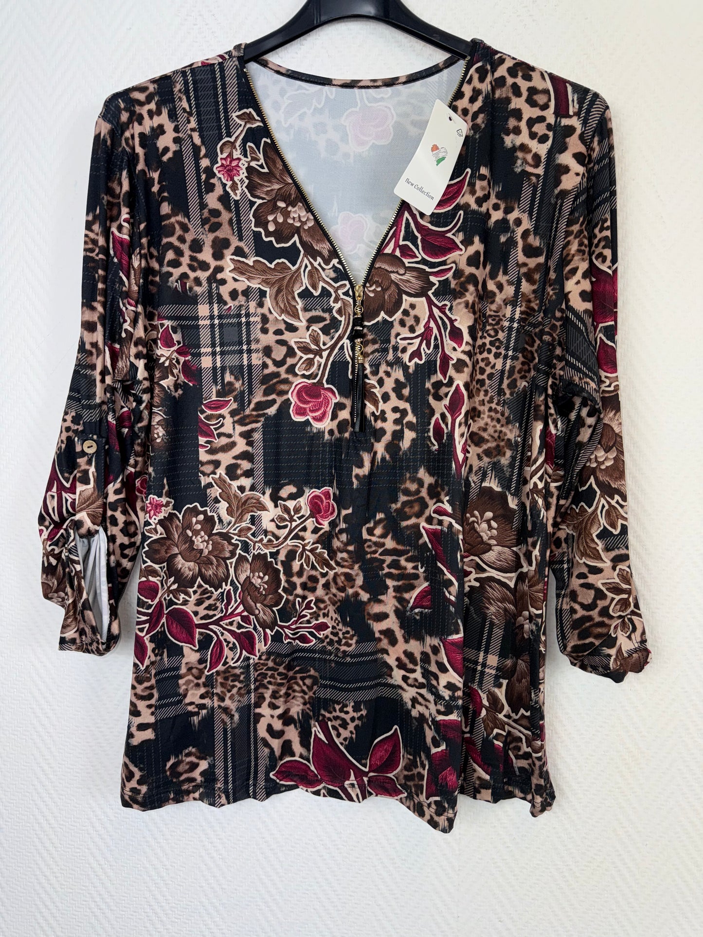 Travelshirt met kwastjes 42/44/46