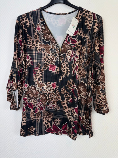 Travelshirt met kwastjes 42/44/46