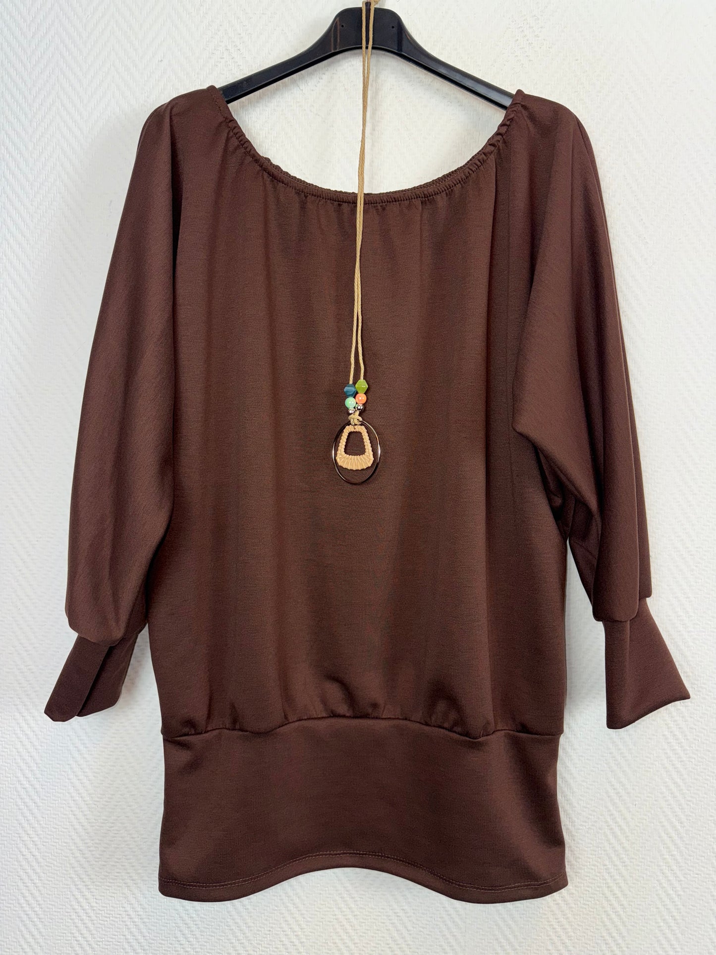 Ballontop met gratis ketting 42/44/46/48