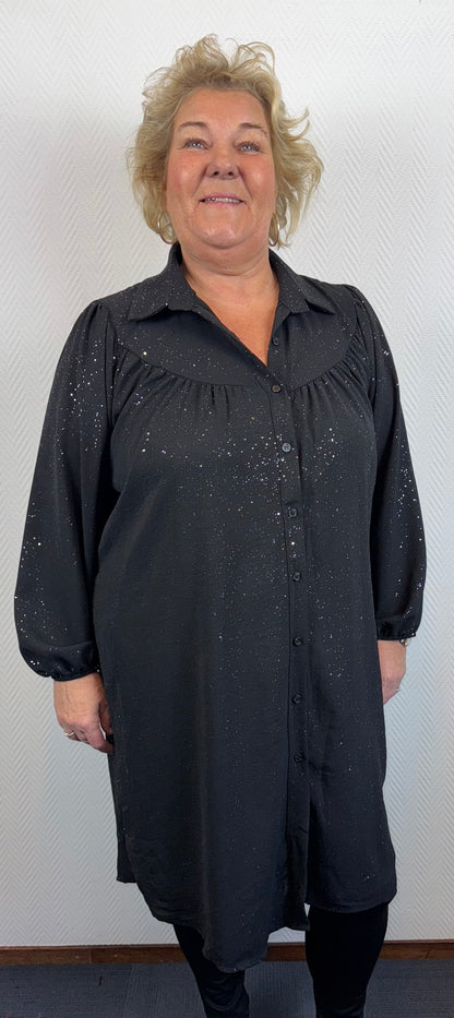 Glitter jurk 48/50/52/54