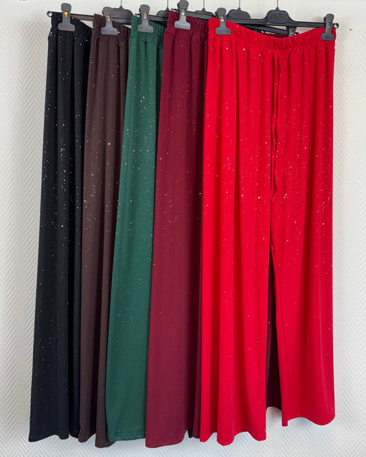 Glitter travelbroek Mia 42/44/46/48/50/52