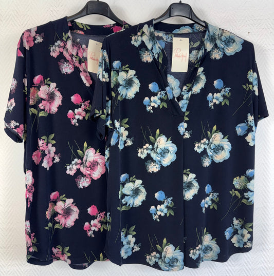 Travelshirt Bloem 40/42/44/46/48/50