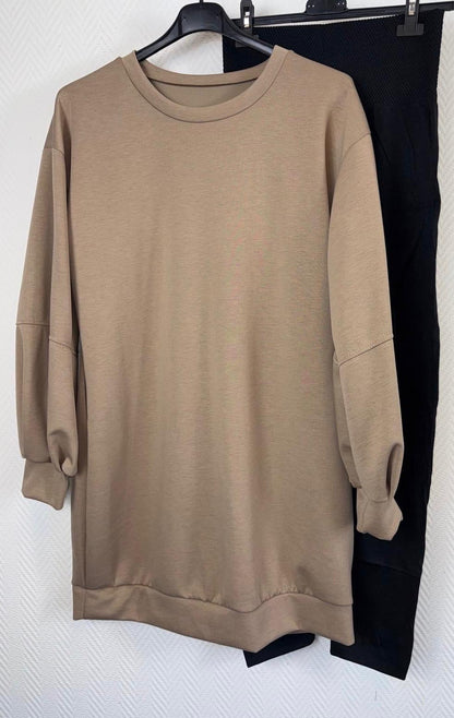 Label sweatdress met legging maat 40/42/44/46