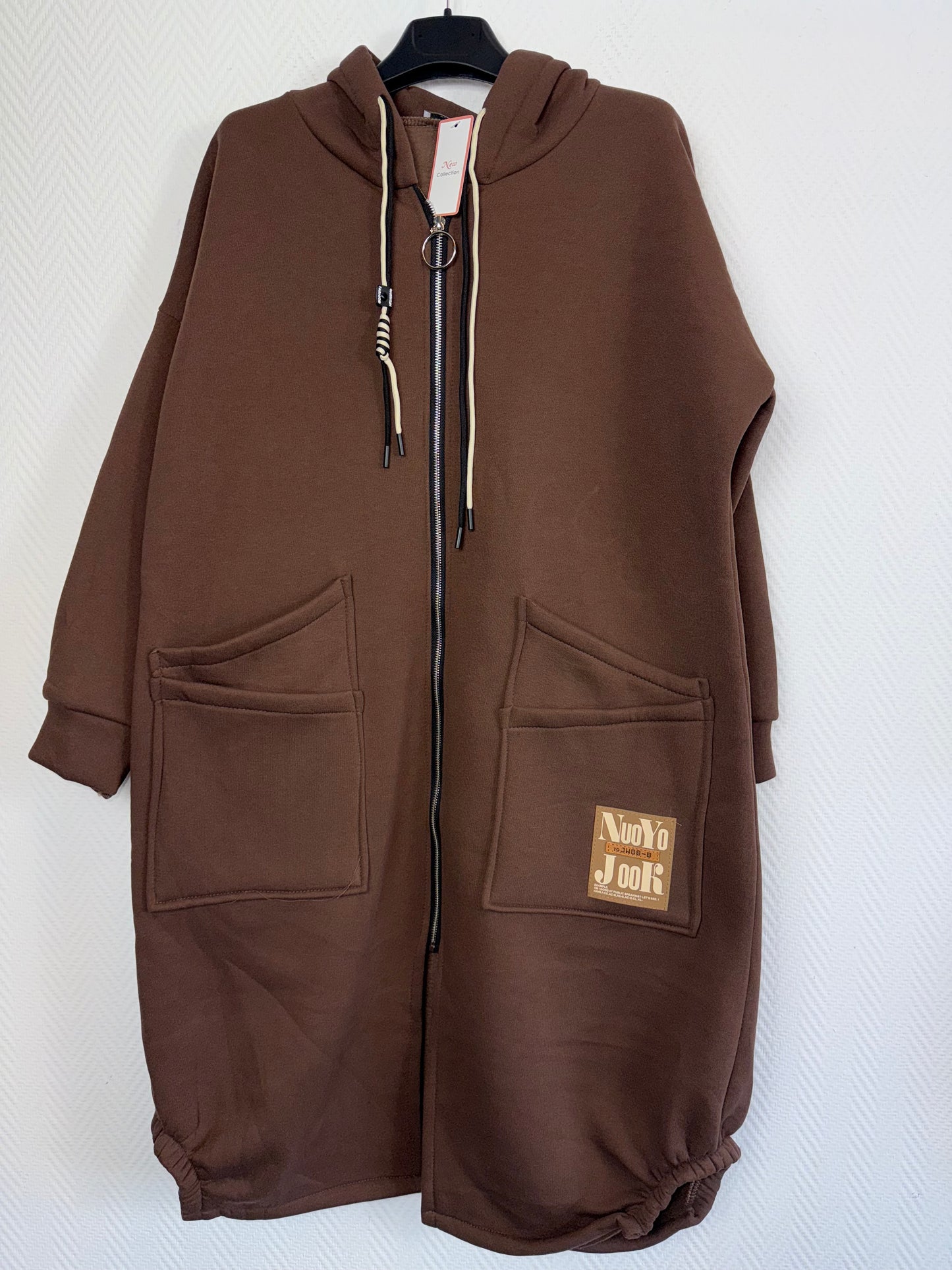 Vest met capuchon en zakken 44/46/48/50