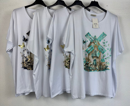 Katoenen shirt Molen 44/46/48/50