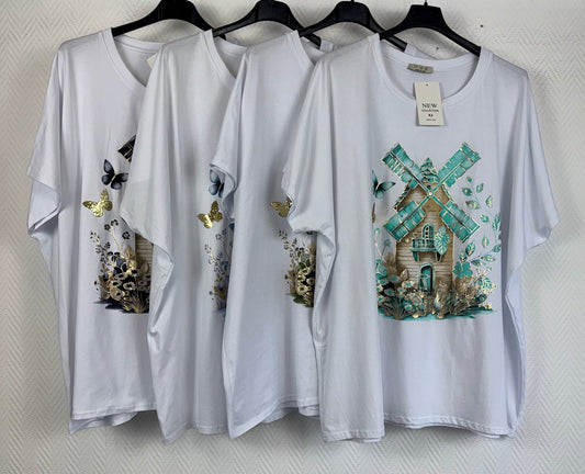 Katoenen shirt Molen 44/46/48/50