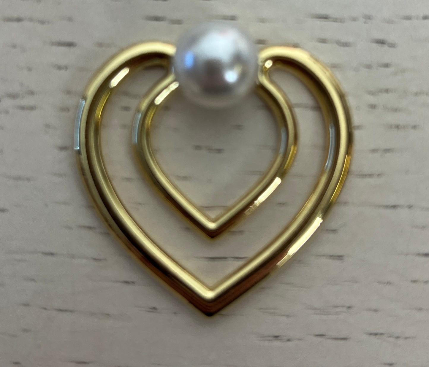 Hartjes shirt ophaal ring